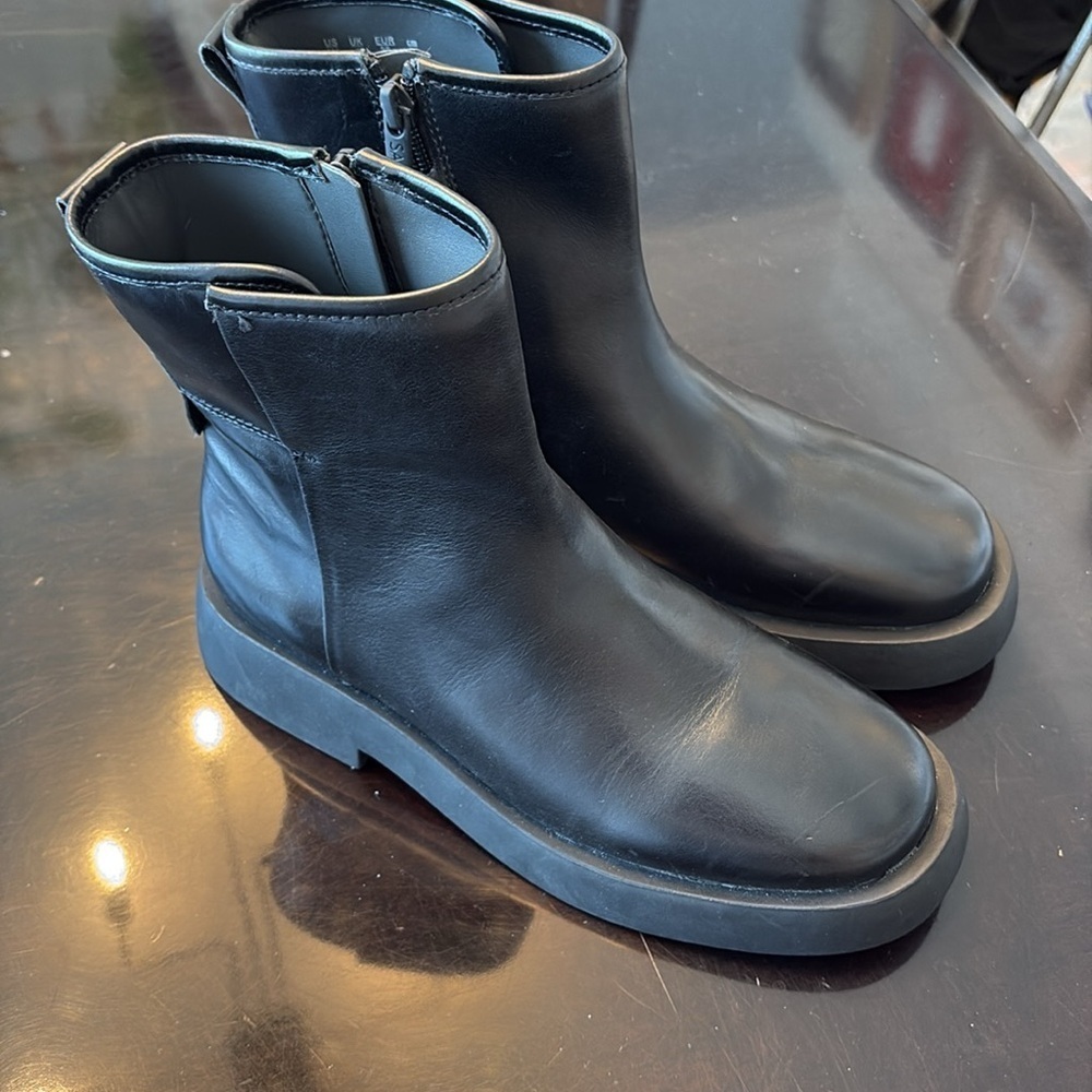 🫑 NWT Sarto Etna black leather motorcycle boot: - Picture 4 of 7